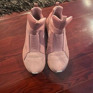 Worn once, pink puma Kylie shoes.